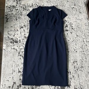 Calvin Klein Dark Blue Midi Dress